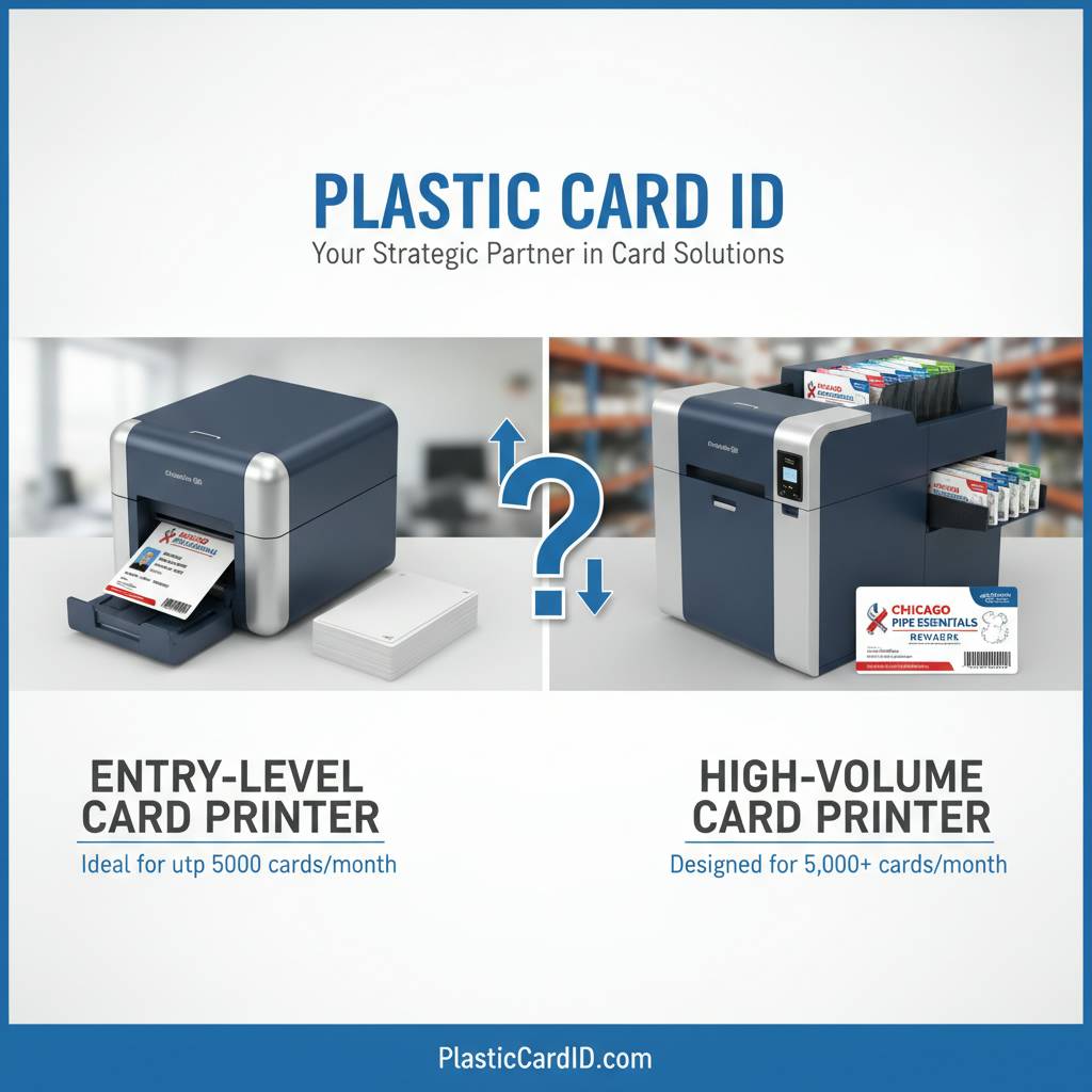 Choosing Between Entry-Level vs High-Volume Card Printers: What Plastic Card ID Wants You to Know First