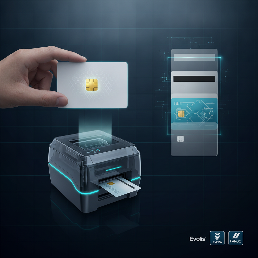Smart Chip Encoding Card Printer Options from Plastic Card ID