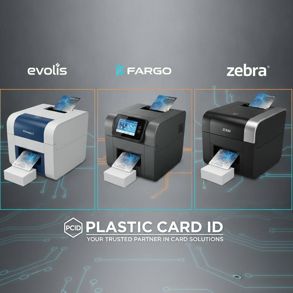 Evolis vs Fargo vs Zebra Card Printer Comparison - Find Your Match with Plastic Card ID