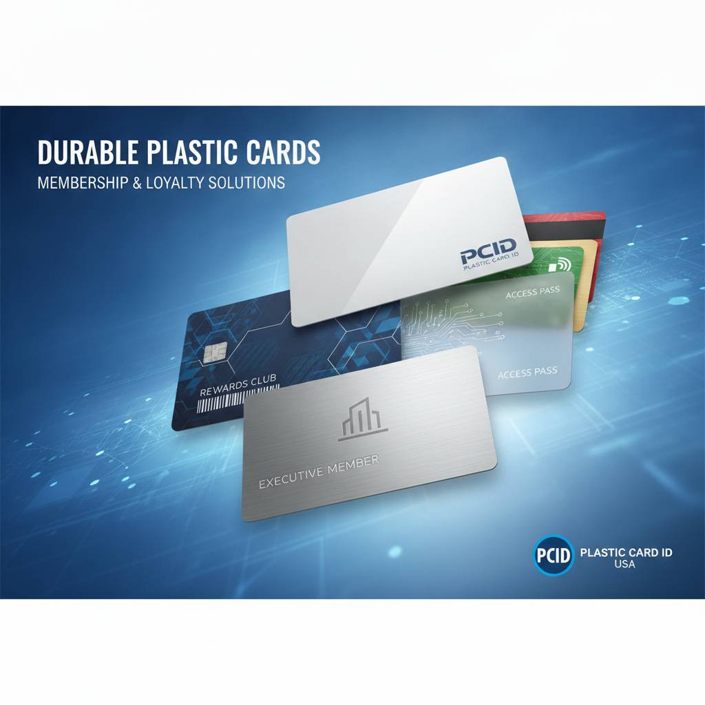 Durable Plastic Membership Cards